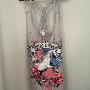 Rocker Girl Graphic Tank, USA, Size L (11-13)